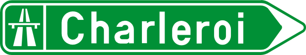 Panneau F31 indiquant la direction vers une autoroute