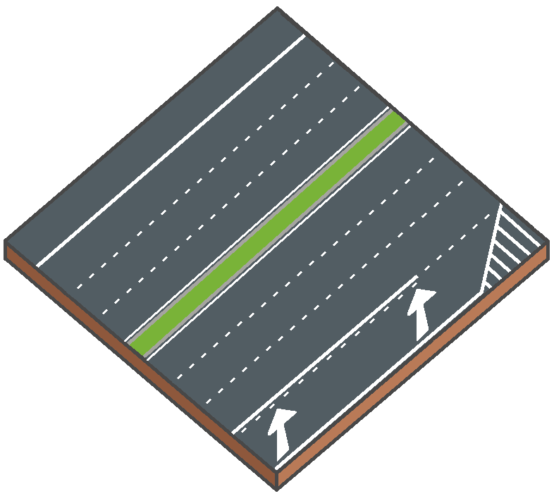 Miniature d’une bretelle d’entrée d’autoroute