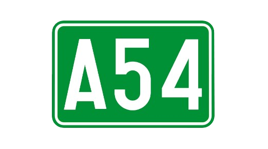 Panneau F23b : numéro d’une autoroute belge