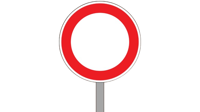 Signal C3, accès interdit