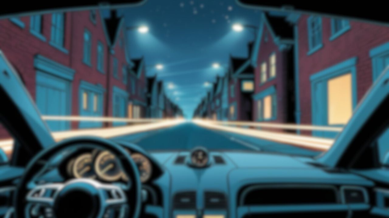 Vision d’un conducteur sous l’influence de l’alcool