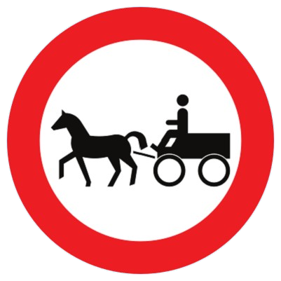 Interdiction de dépasser les attelages