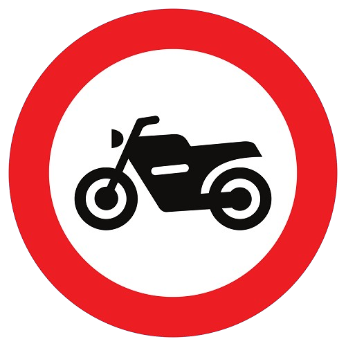 Interdiction de dépasser les motos