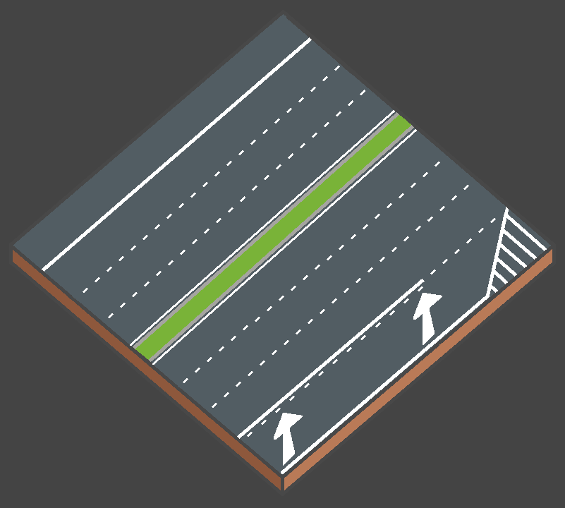 Schéma d’une entrée d’autoroute