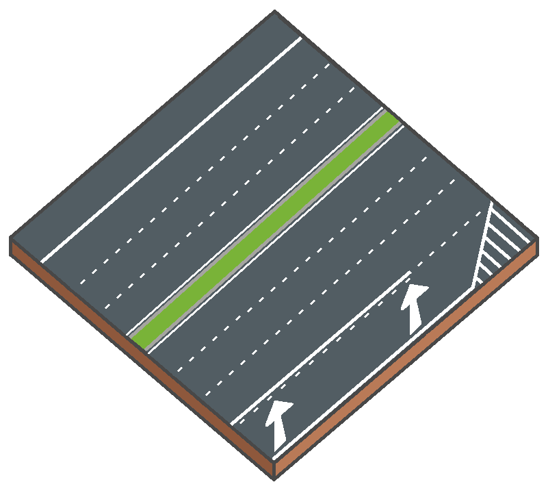 Schéma d’une entrée d’autoroute