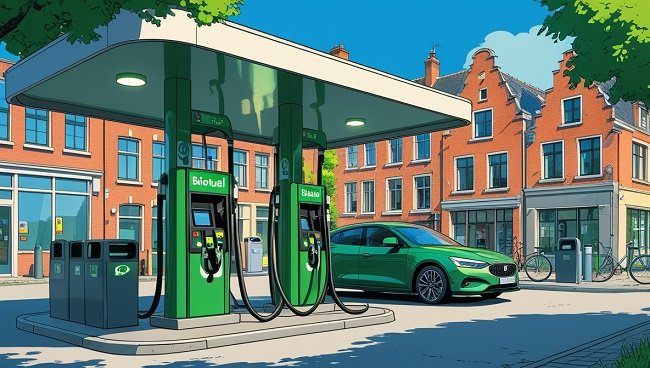 Station-service proposant du biocarburant