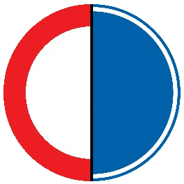 Panneau de signalisation circulaire indiquant une obligation ou une interdiction