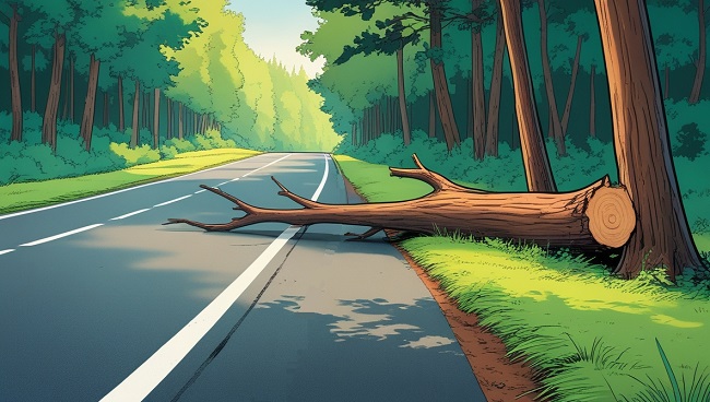 Un arbre tombé dans la forêt