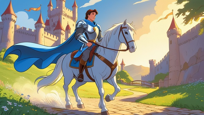 Blanche-Neige s'enfuyant du chasseur